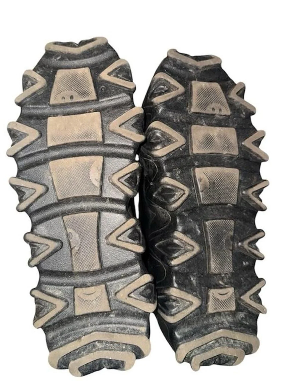 Black chunky platform sneakers